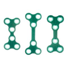 Alternative view of NON LOCKING X PLATES